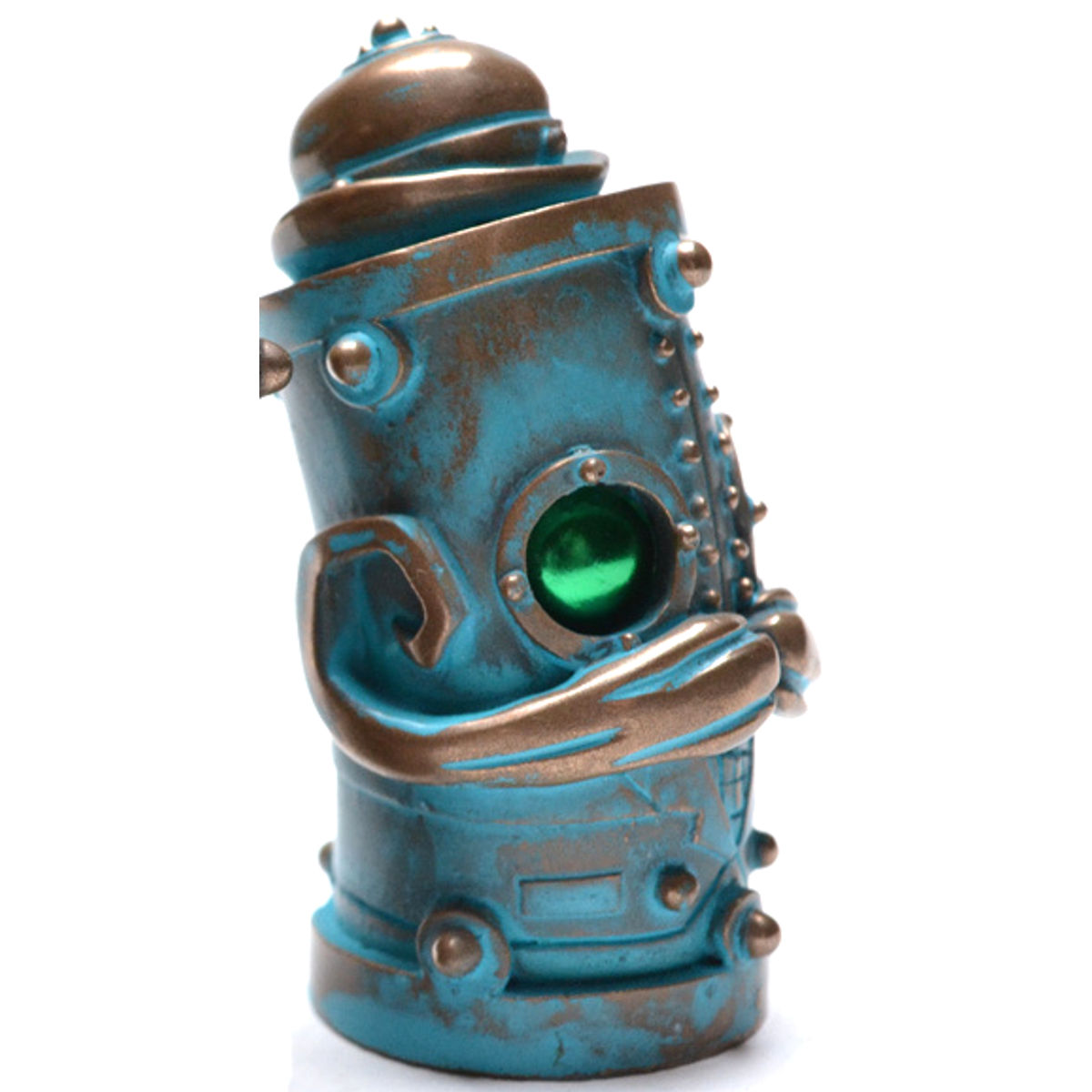 Stumpy Warburton "Metal" edition - Verdegris with green eyes