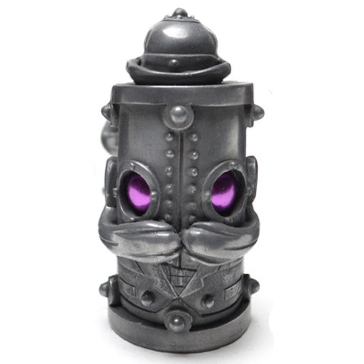 Stumpy Warburton "Metal" edition - Pewter with purple eyes by Doktor A