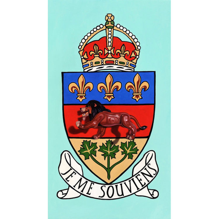 QUEBEC COAT OF ARMS by Robert Xavier Burden