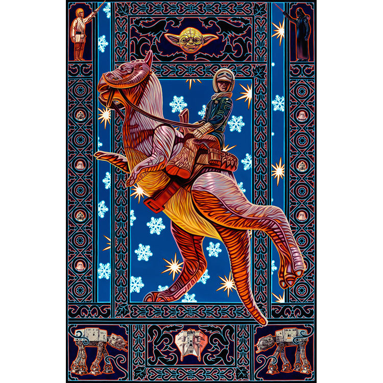 HAN ON A TAUNTAUN by Robert Xavier Burden