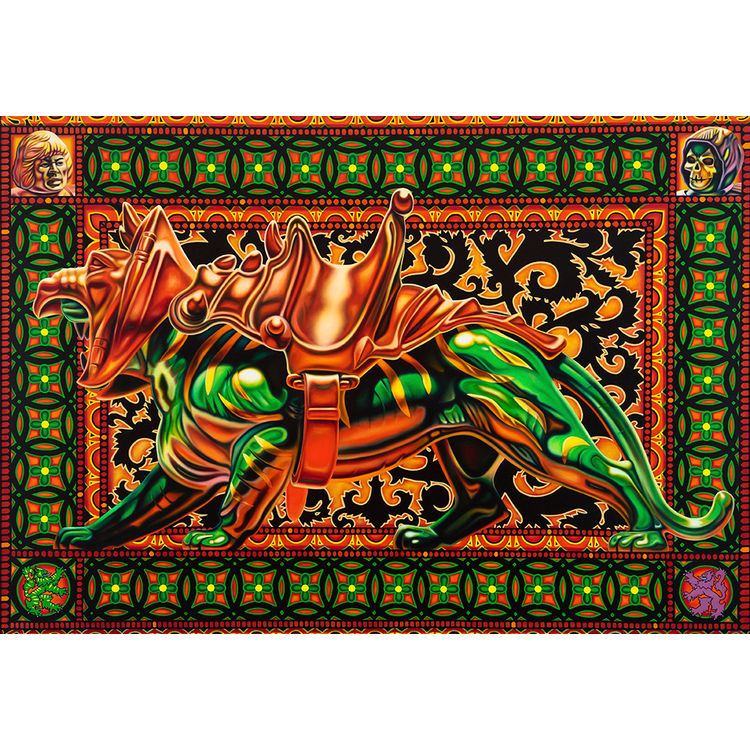 BATTLE CAT STATANT by Robert Xavier Burden