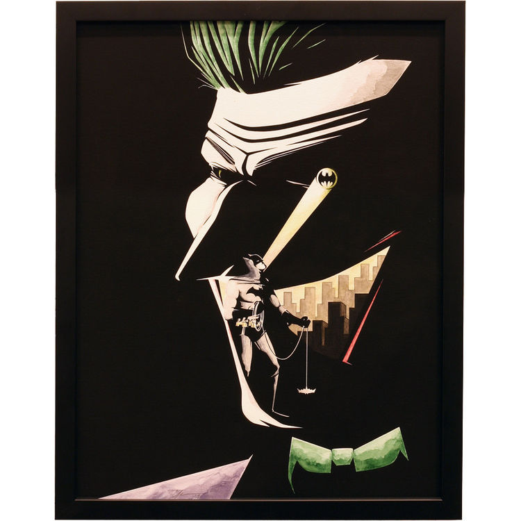 "Without Batman, Crime Has No Punchline" (Color version) by Bruce Yan