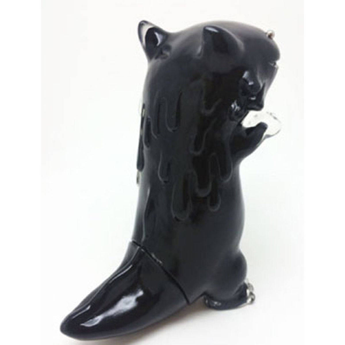 Byron - Clear x black with silver eyes