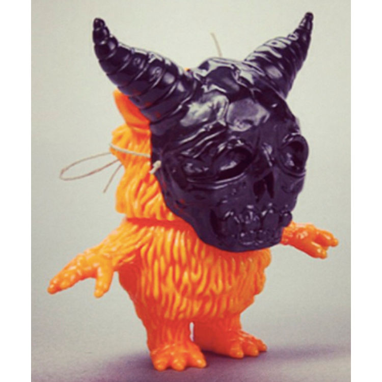 Unpainted orange Diggler body with black Alavaka mask by Splurrt