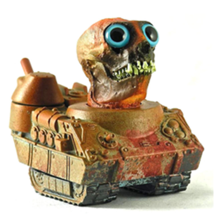Blue Eyed Skullo Tank by PlaSeeBo (Bob Conge)