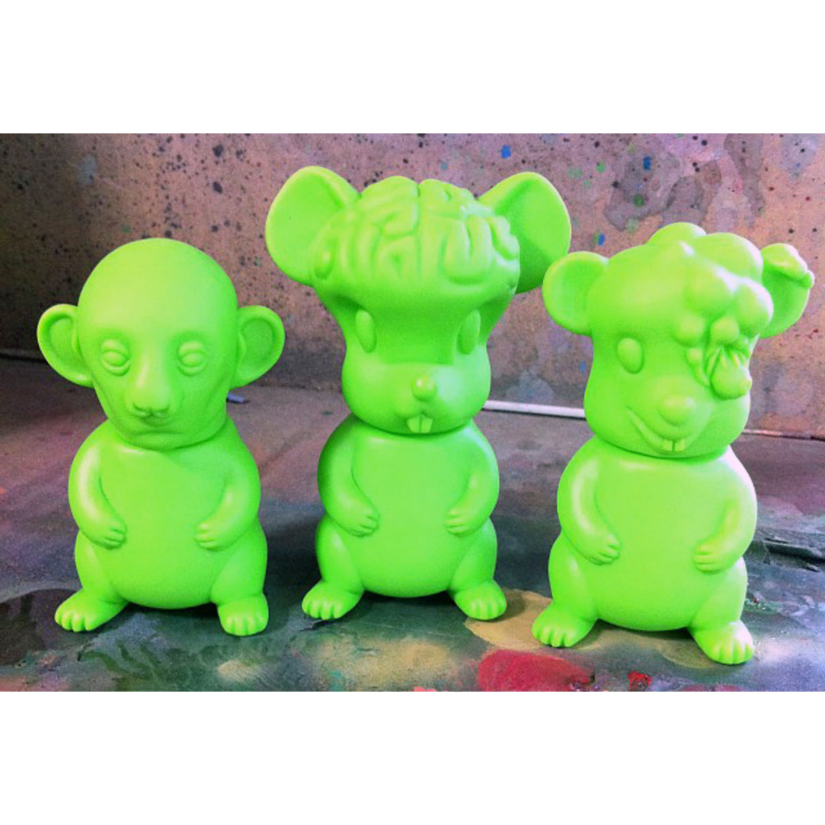 "Splurrt Green" Blank Labmice Set