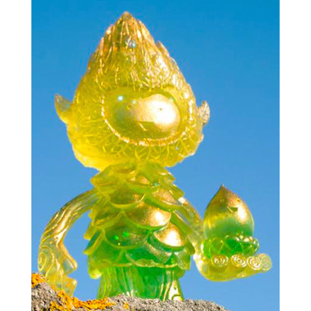 Tree Spirit - Yellow-green fade clear