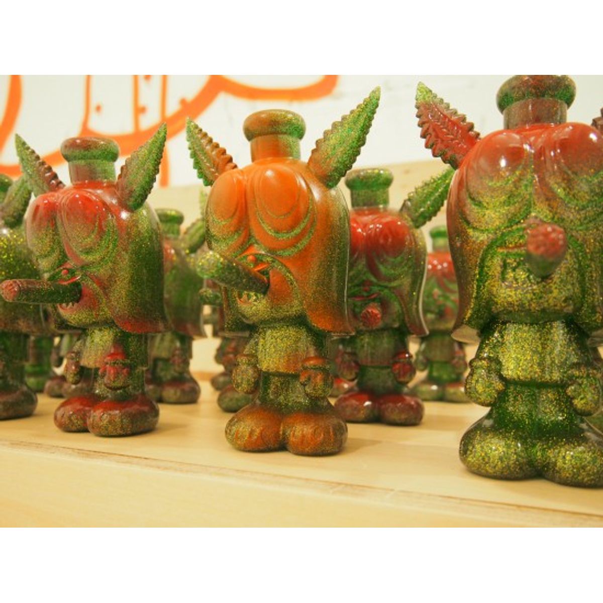 SCOLOCT - green lame / orange (SHINJUKU LIMITED)