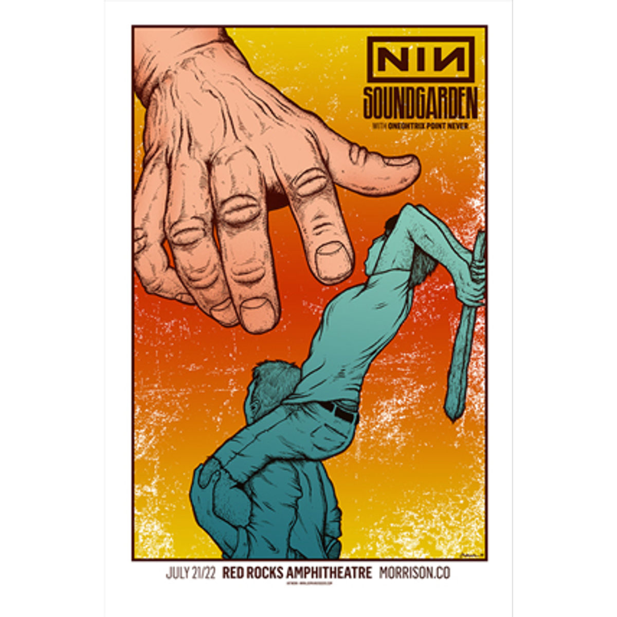 NINE INCH NAILS / Soundgarden (Red Rocks 2014) 'WARM' Variant