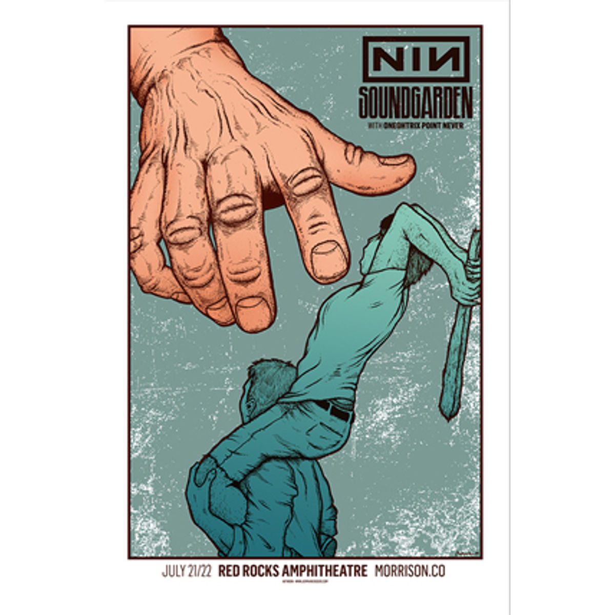 NINE INCH NAILS / Soundgarden (Red Rocks 2014)  'COOL' Variant