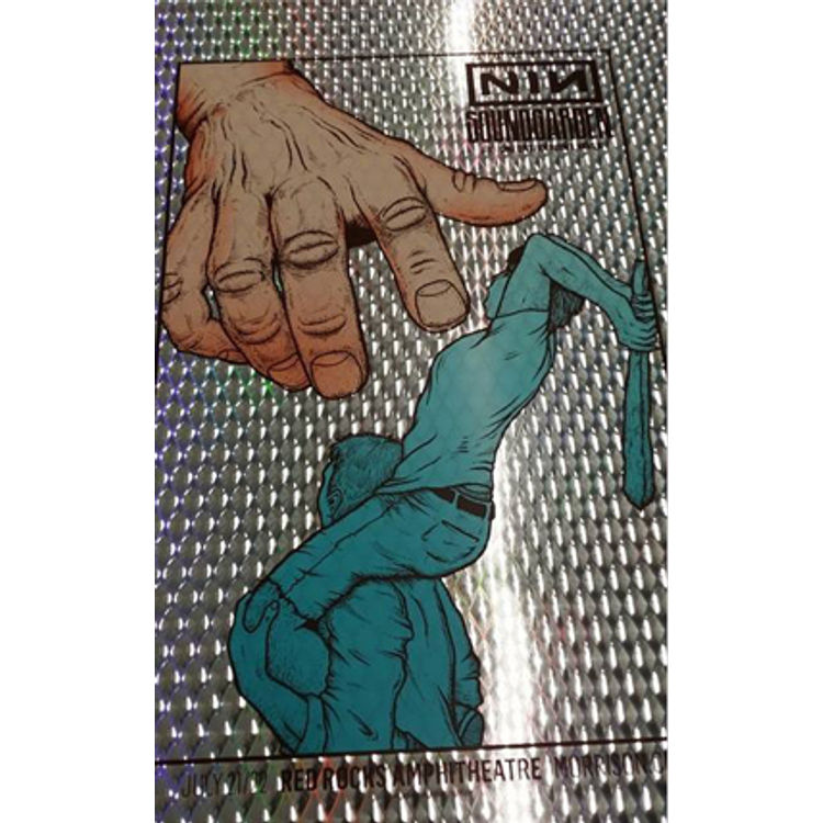 NINE INCH NAILS / Soundgarden (Red Rocks 2014)  DIAMOND PRISM FOIL Variant by Jermaine Rogers