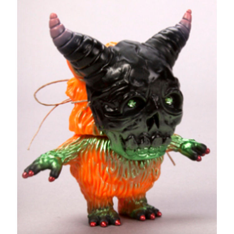 Orange Diggler body with black Alavaka mask (Painted Chase) by Splurrt