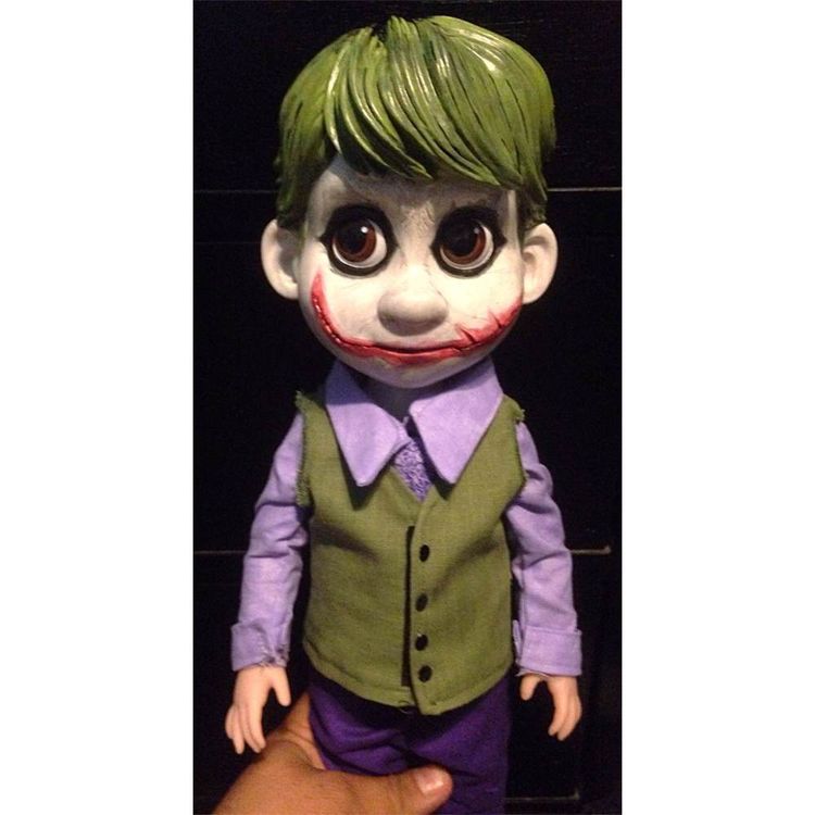 Day of The Dead Doll - Kristoff as Heath Ledger as the Joker by Obscure (Matt Perez)
