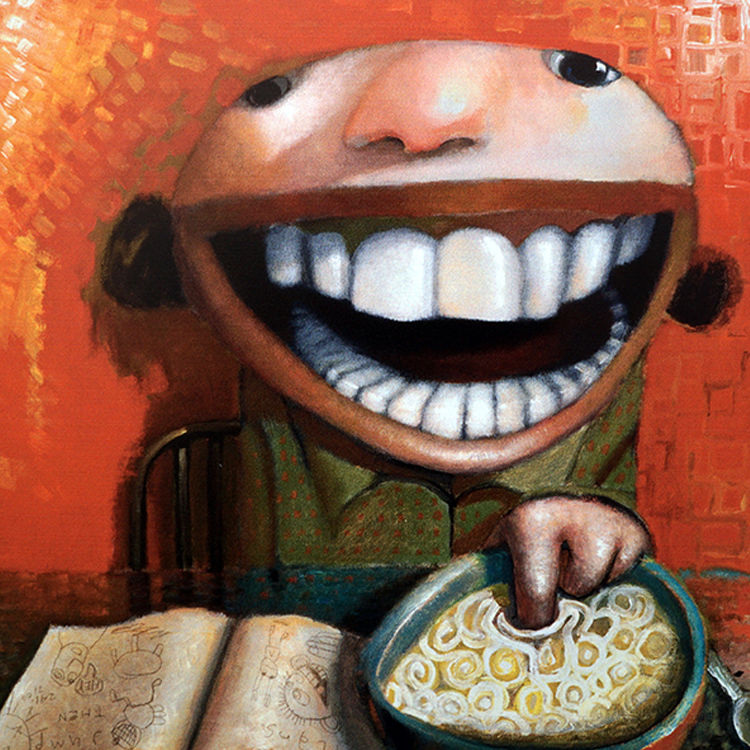 Portrait of Roger Meanie by Joe Sorren