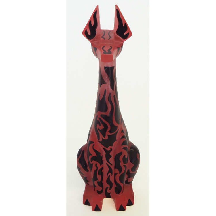 GID Red Spirit Pharaoh Hound Mini Custom by Small Angry Monster (Adam Pratt)