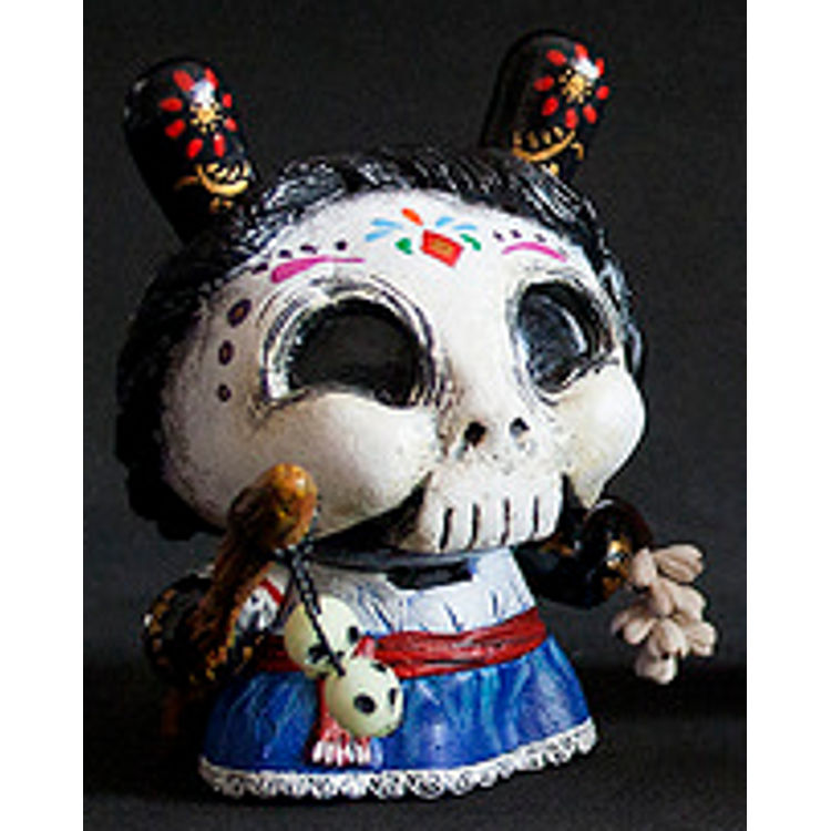 Dunny Hecho en Mexico - Dia de Muertos by Lupilu Soler