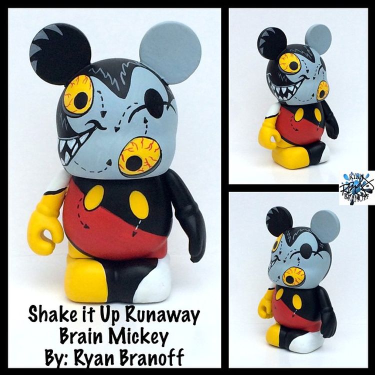 Shake it Up! Runaway Brain Mickey by Ryan Branoff