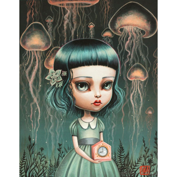 A Stormcloud of Jellyfish by Mab Graves