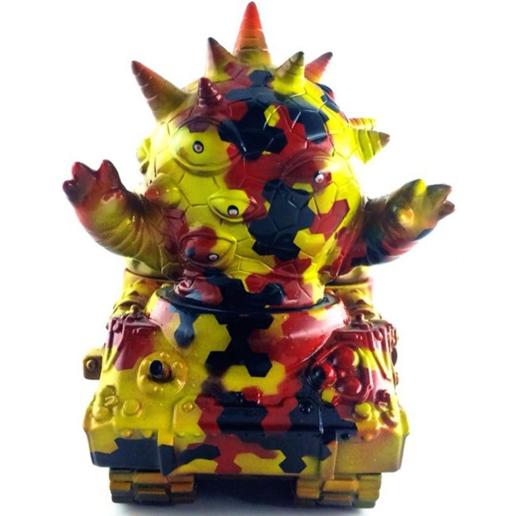 OP custom "hazmat" hex camo mini eyezon and kaiju tank set by Obsessed Panda (Michael Devera)