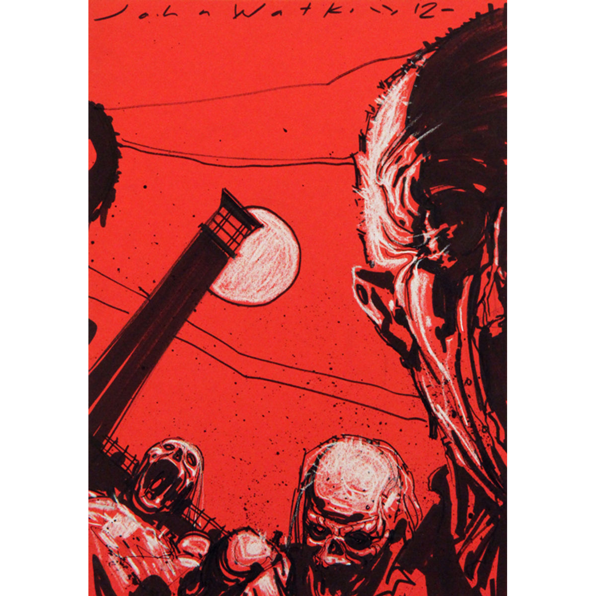 UNTITLED (BLACK AND RED 2)