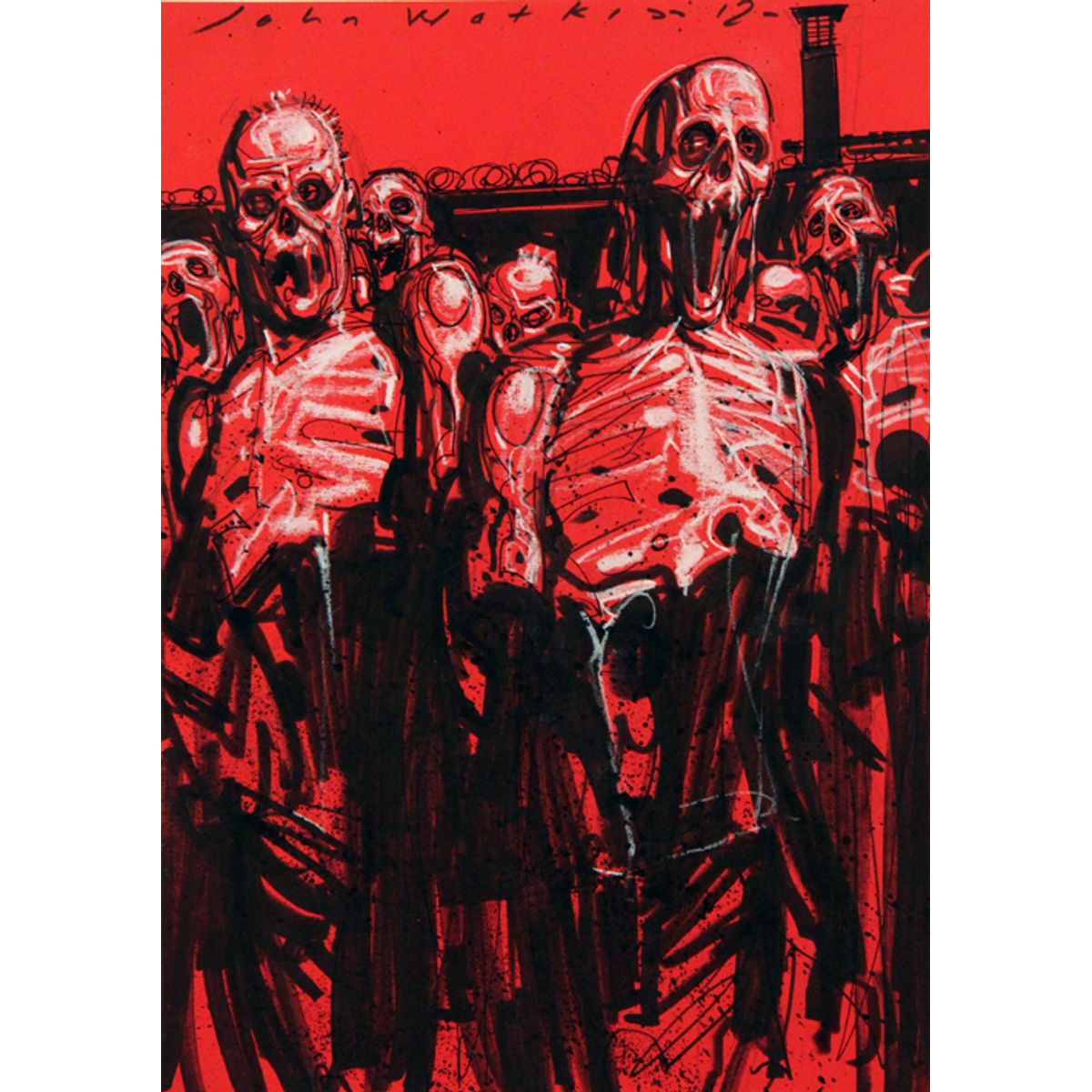 UNTITLED (BLACK AND RED 4)