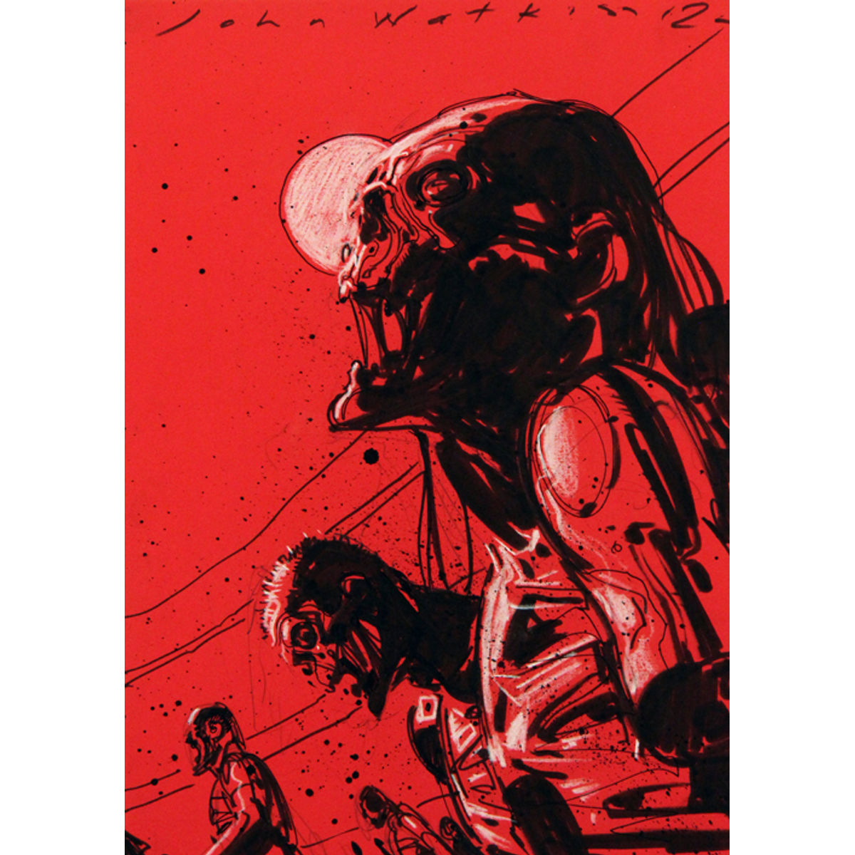 UNTITLED (BLACK AND RED 5)