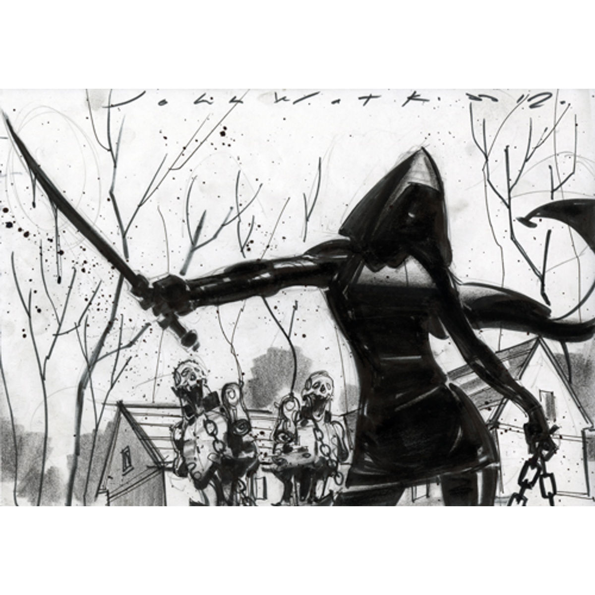 UNTITLED (UNFRAMED - BLACK AND WHITE 15)