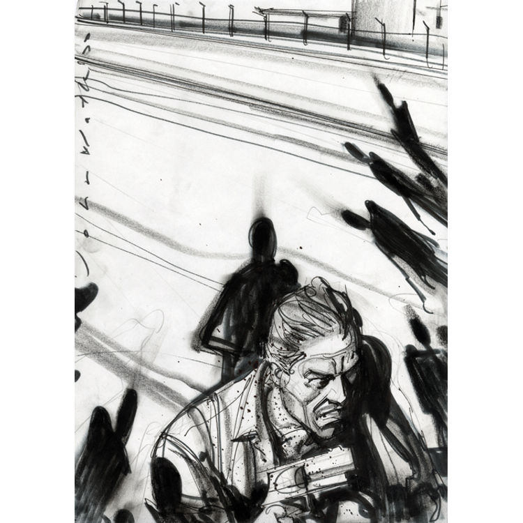 UNTITLED (UNFRAMED - BLACK AND WHITE 21) by John Watkiss