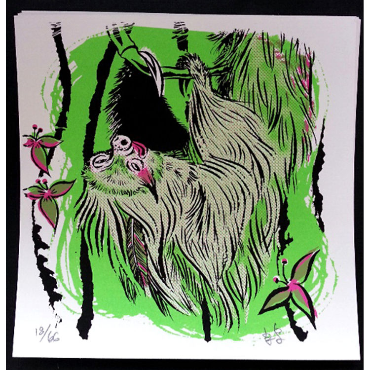NATURE CALLS WILD SLOTH by Bwana Spoons