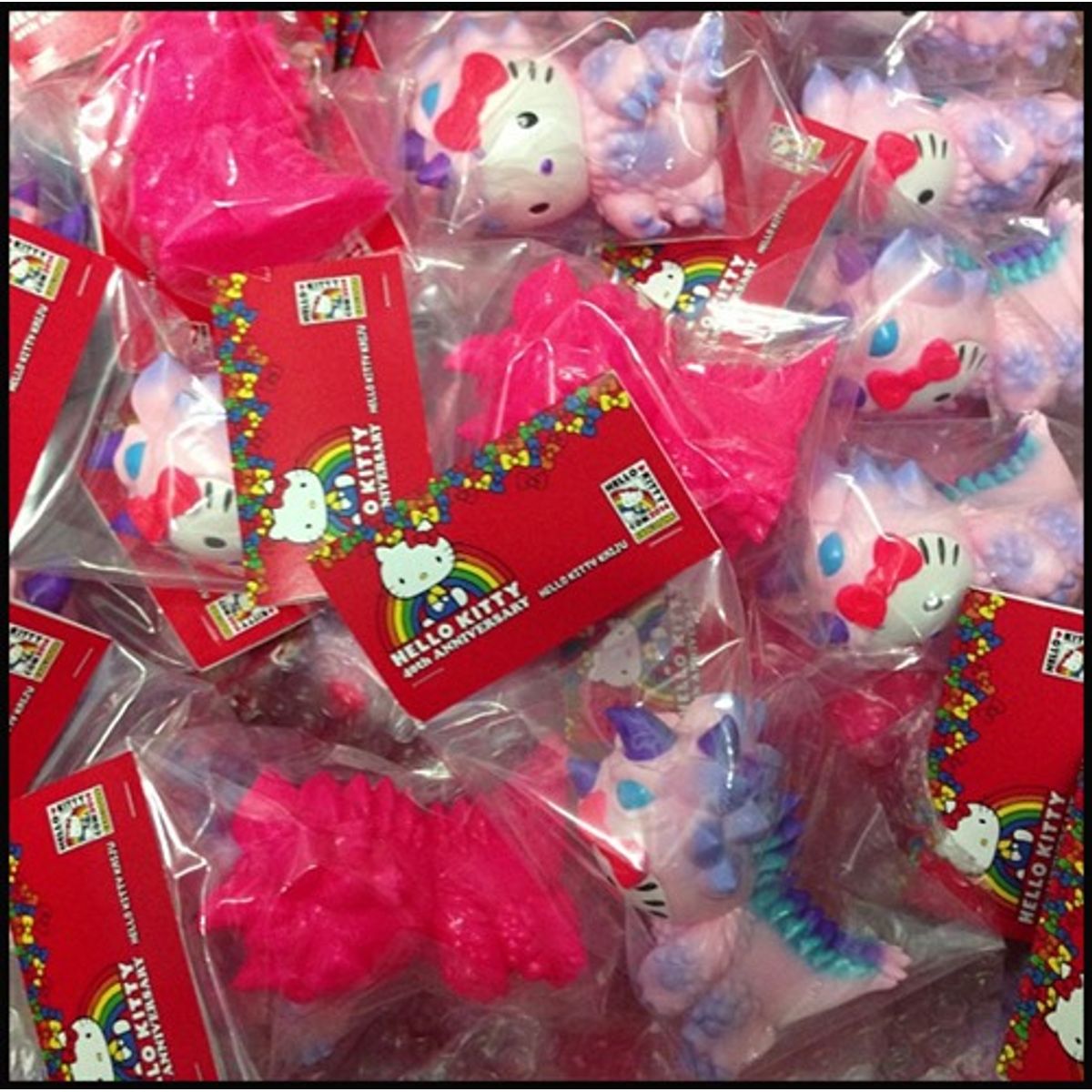 Pink Sofubi Hello Kitty Kaiju
