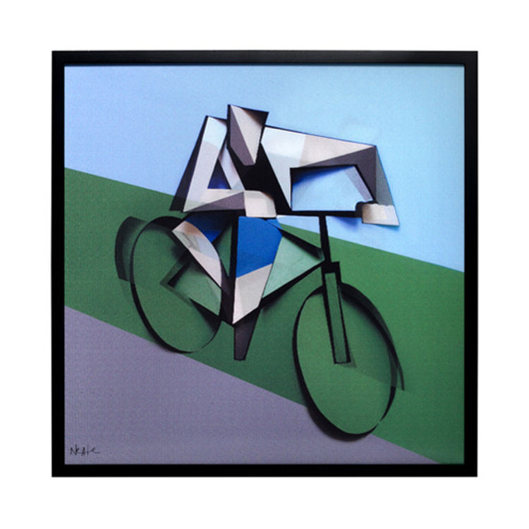The Cyclist (lenticular) by Adam Neate