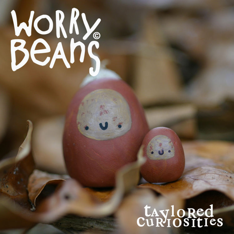 Acorn Worry Beans and Beanlet by Taylored Curiosities