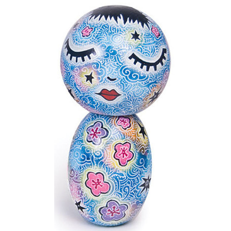 Custom Kokeshi: "Sakura Dream" by Joel Nakamura