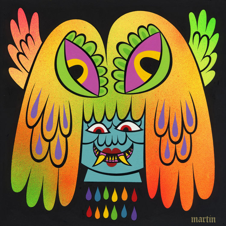 Hedorah Head by Martin Ontiveros