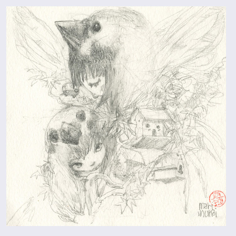 Flying Away From Home-Study by Mari Inukai