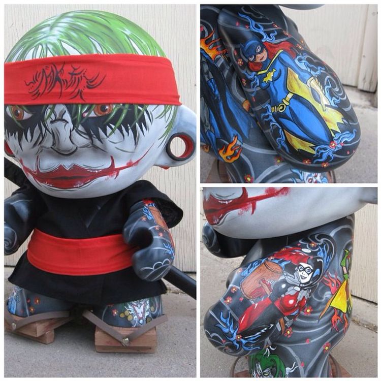 japanese joker tattoo by Kool51 (Albert Avila)