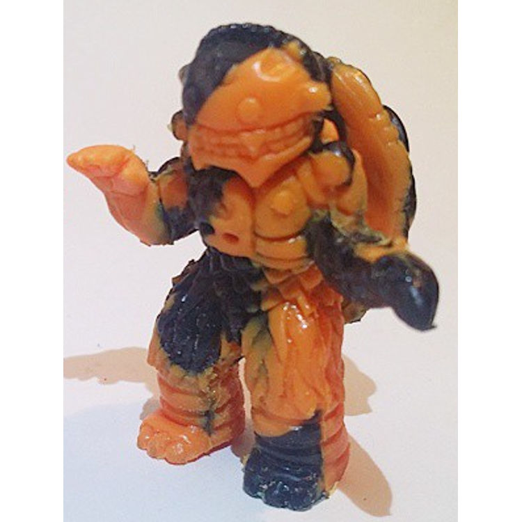 Cheestroyer keshi - Black/ Orange swirl by Eric Nilla