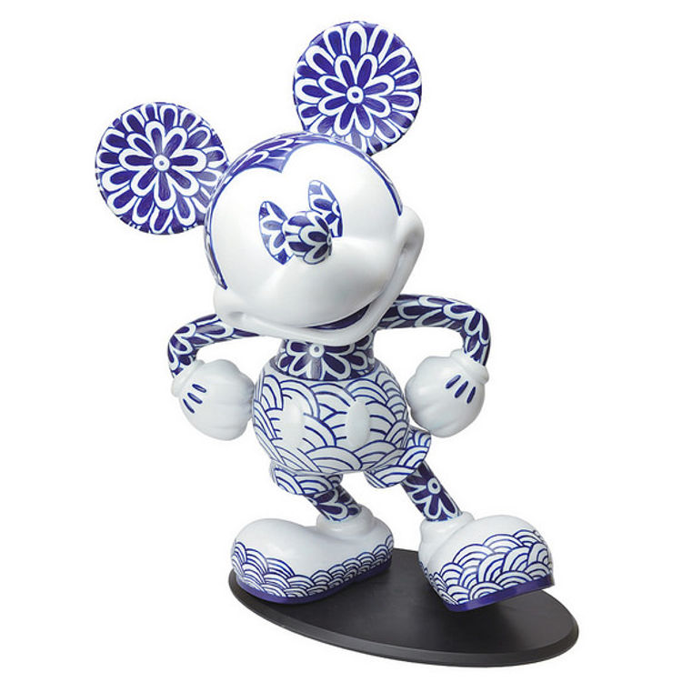 blue totem Mickey by Dorophy Tang