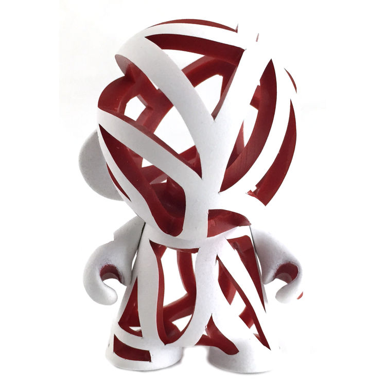 Blind Forty - White/Red by Carson Catlin