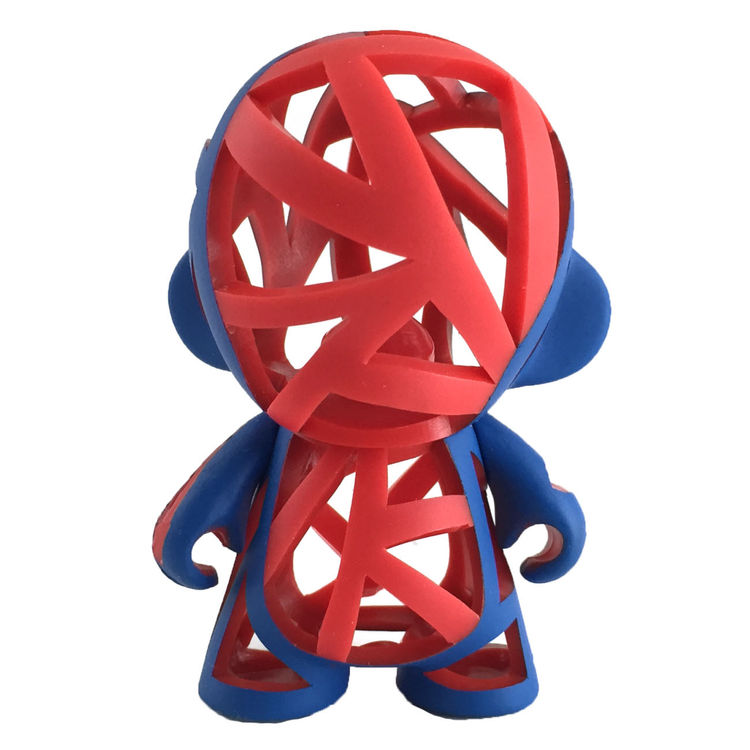 Blind Forty - Red/Blue by Carson Catlin