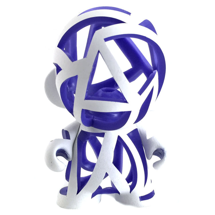 Blind Forty - White/Purple by Carson Catlin