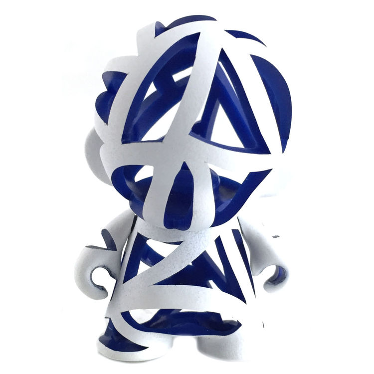 Blind Forty - White/Blue by Carson Catlin