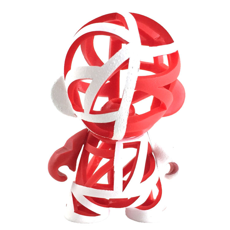 Blind Forty - Red/White by Carson Catlin