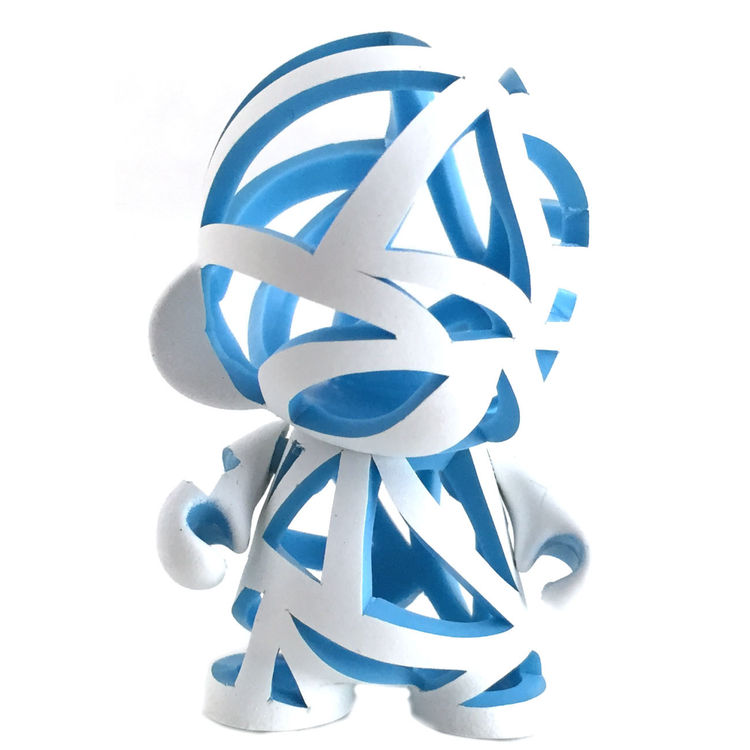Blind Forty - White/Blue by Carson Catlin