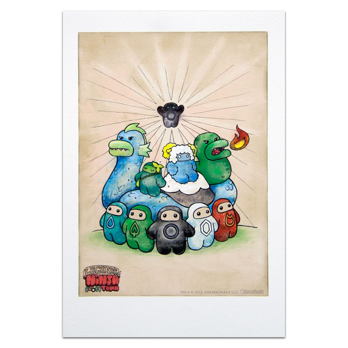 Legends of Ninjatown Print
