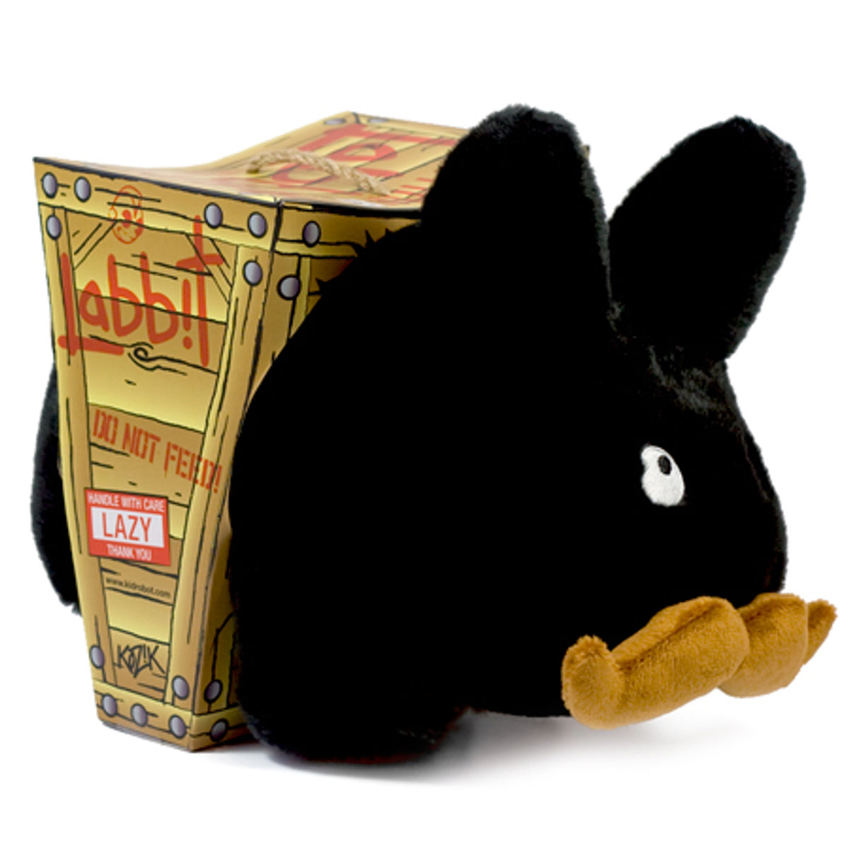 Relatively Hip Labbit Plush 14 inch : Black