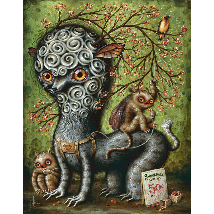 BERRYTOP SWIRLPACA, ORIGINAL by Jason Limon