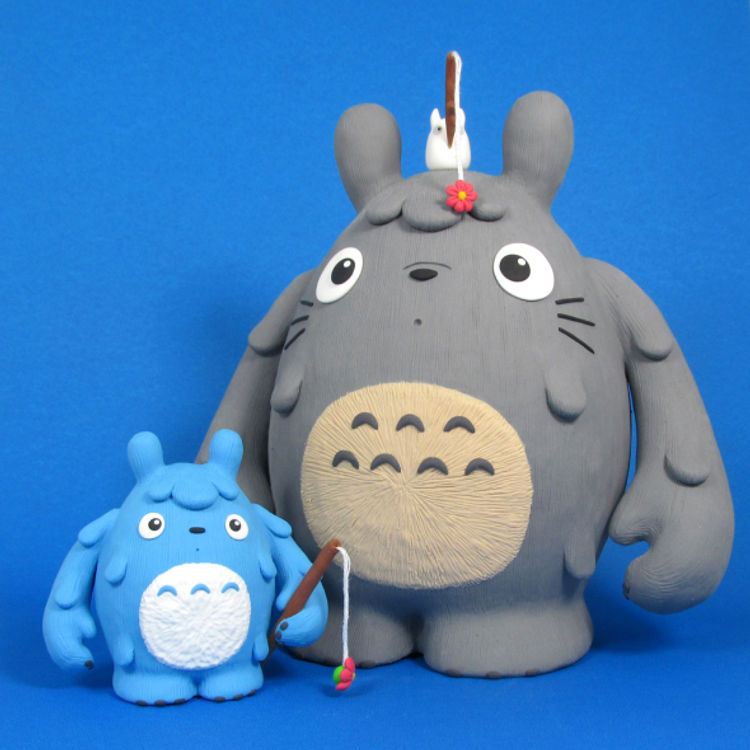 Totoro and friends by The Bots (Jenn and Tony Bot)