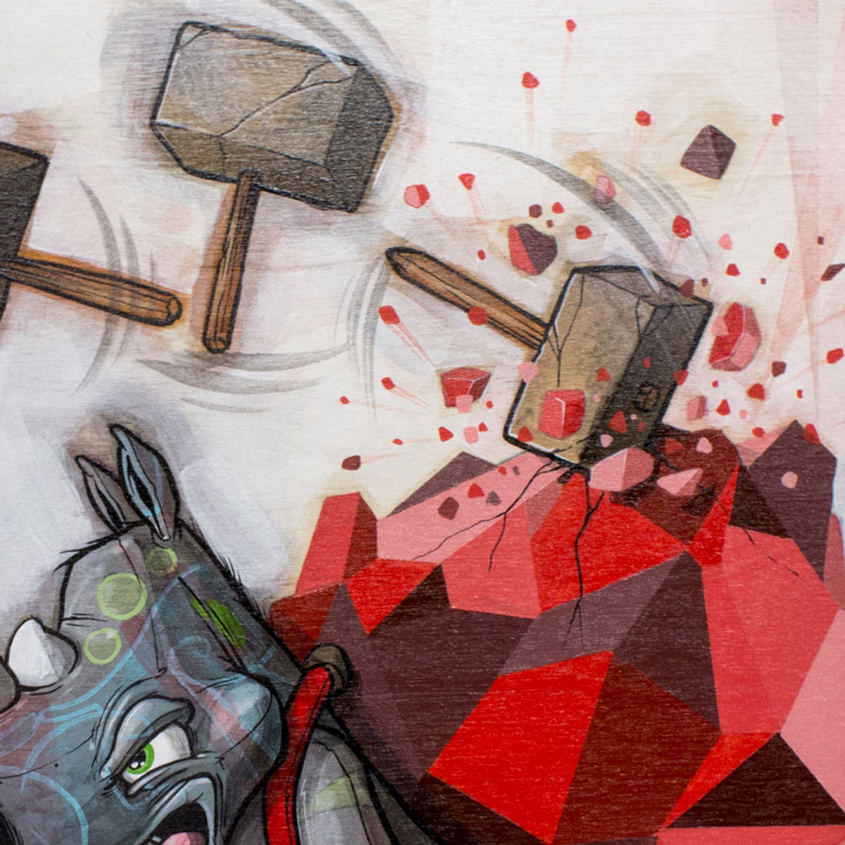 Out Of The Abundance Of The Heart, The Mouth Speaks - Original Artwork