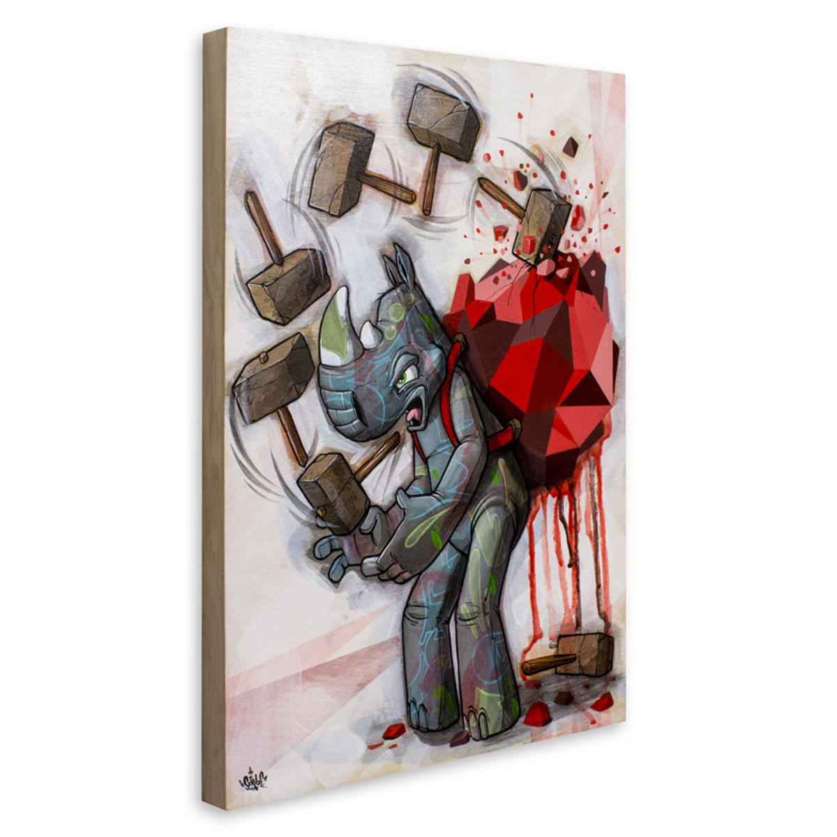 Out Of The Abundance Of The Heart, The Mouth Speaks - Original Artwork